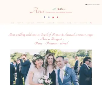 Aria-Ceremonie-Mariage-Lyrique.com(Votre cérémonie de mariage Haute Couture par Ariane Douguet créatrice d'émotion) Screenshot