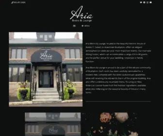 Ariabrampton.com(Fine Dining in Brampton Ontario) Screenshot