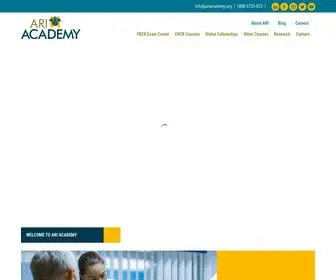 Ariacademy.org(ARI Academy) Screenshot