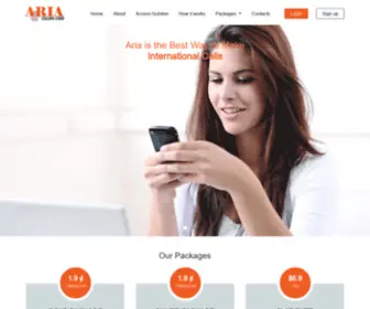 Ariacallingcard.com(Lowest Price) Screenshot