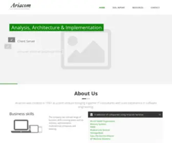 Ariacom.com(Ariacom) Screenshot