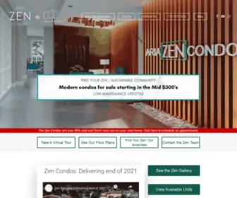 Ariadenverzen.com(Denver Condos For Sale l Aria Zen Condominiums) Screenshot