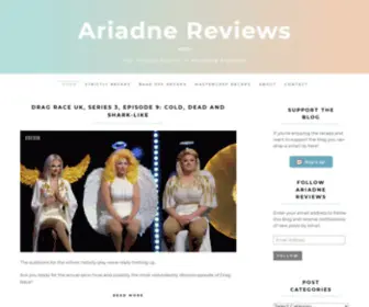 Ariadnereviews.com(Your Premium Reality TV Recapping Nightmare) Screenshot