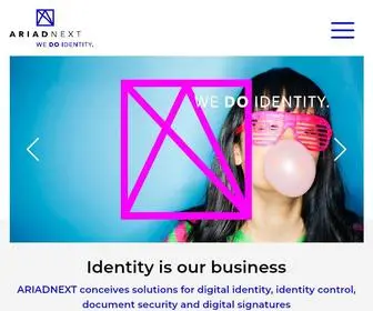 Ariadnext.com(Seamless identity verification solutions) Screenshot