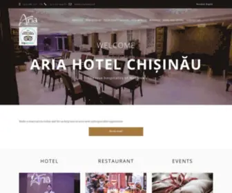 Ariahotel.md(Aria Hotel Chisinau) Screenshot