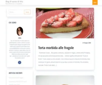 Ariaincucina.com(Diario culinario di vita e cucina quotidiana) Screenshot