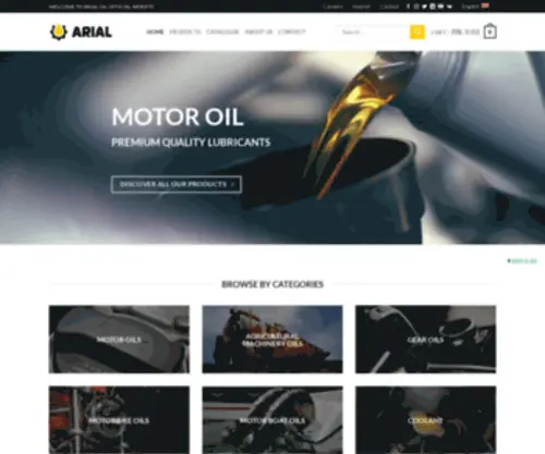 Arialoil.com(ARIAL OIL) Screenshot