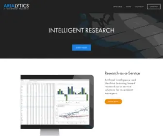 Arialytics.com(Arialytics) Screenshot