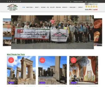 Arian-Tour.com(Iran Tour and Travel Agency) Screenshot