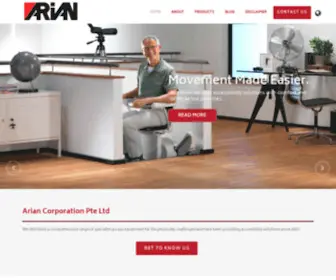 Arian.com.sg(Arian) Screenshot