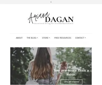 Arianadagan.com(Ariana Dagan) Screenshot