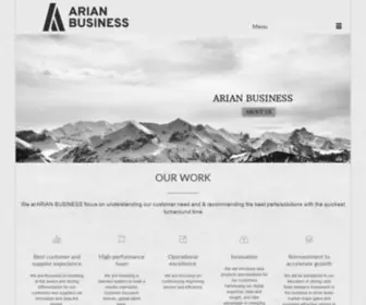 Arianbusiness.com(ARIAN) Screenshot