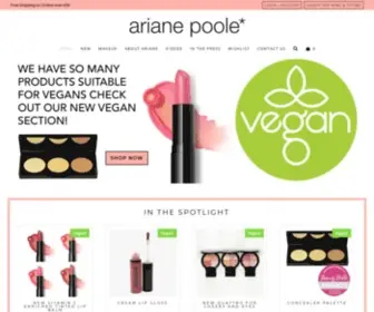 Arianepoole.com(Ariane Poole Cosmetics) Screenshot