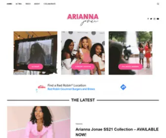 Ariannajonae.com(All Things Arianna Jonae) Screenshot