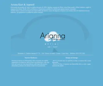 Ariannaknit.com(ARIANNA) Screenshot