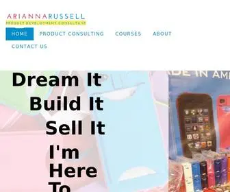 Ariannarussell.com(Arianna Russell Inventor) Screenshot