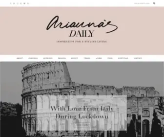 Ariannasdaily.com(Arianna&#039;s Daily) Screenshot
