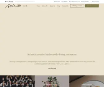 Ariarestaurant.com(Aria) Screenshot