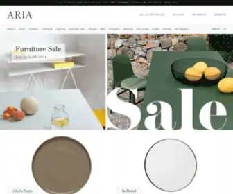 Ariashop.co.uk(Aria, London) Screenshot