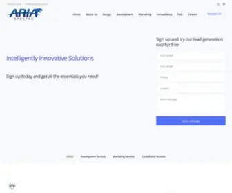 Ariaspectre.com(ARIA Spectre) Screenshot