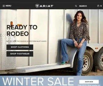 Ariat.com(Ariat International) Screenshot