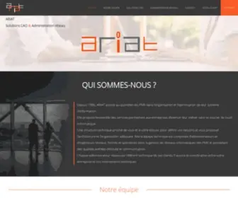 Ariat.fr(Solutions CAO et administration réseau) Screenshot