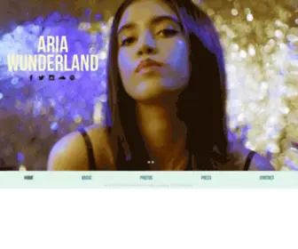 Ariawunderland.com(Aria Wunderland Music) Screenshot