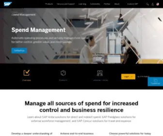 Ariba.com(Spend Management Software Solutions) Screenshot