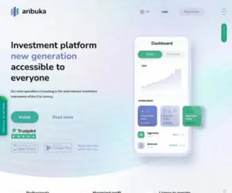 Aribuka-LTD.com(Start earning with aribuka and earn on finance markets easily) Screenshot