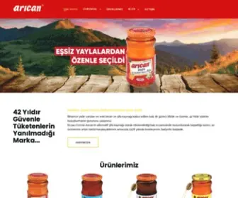 Aricanbal.com(Arıcan Bal) Screenshot