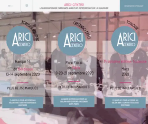 Arici-Expo.com(Arici Expo) Screenshot