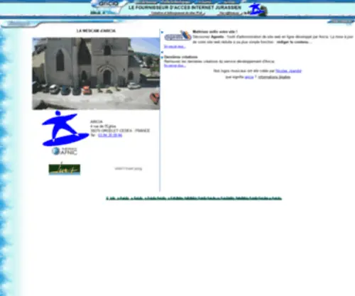 Aricia.fr(Internet) Screenshot