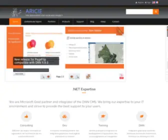 Aricie.fr(The DotNetNuke expert for your web project) Screenshot