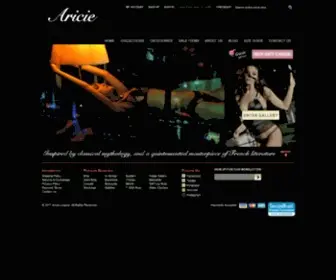 Aricielingerie.com(Aricie Lingerie) Screenshot