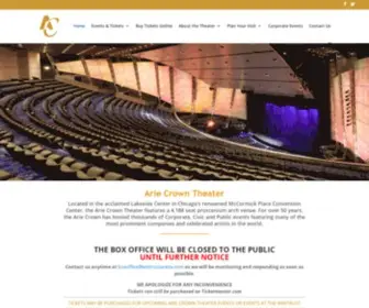 Ariecrown.com(Arie Crown Theater) Screenshot