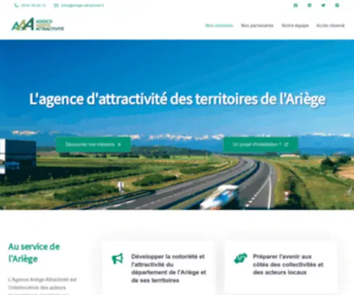 Ariege-Attractivite.fr(Agence Ariège Attractivité) Screenshot