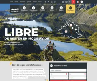 Ariegepyrenees-Outdoor.com(Ariège Pyrénées Tourisme) Screenshot