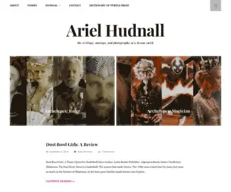 Arielhudnall.com(The writings) Screenshot