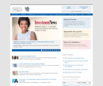 Arielinvestments.com(Ariel Investments) Screenshot