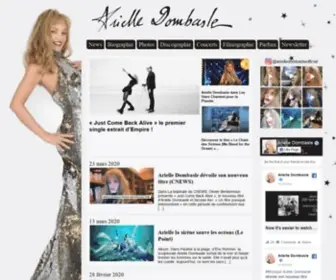 Arielle-Dombasle.com(Arielle Dombasle by ERA) Screenshot