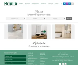 Arielle.com.br(Revestimentos Cerâmicos) Screenshot