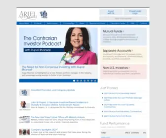 Arielmutualfunds.com(Ariel Investments) Screenshot