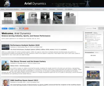 Arielnet.com(Ariel Dynamics) Screenshot