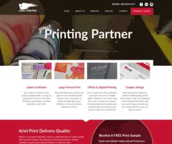 Arielprint.com.au(Printing Adelaide) Screenshot