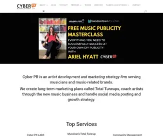 Arielpublicity.com(Cyber PR music) Screenshot