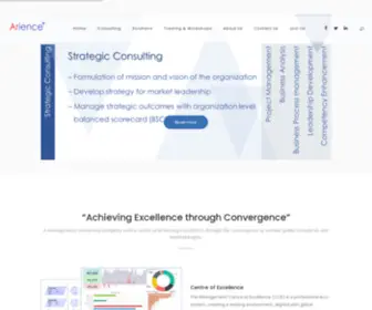 Ariencestrategies.com(Project Management Consulting & Training) Screenshot