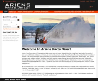 Arienspartsdirect.com(Ariens Parts Direct) Screenshot