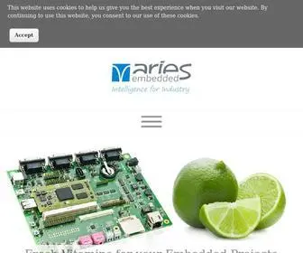 Aries-Embedded.com(ARIES Embedded GmbH) Screenshot