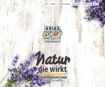 Aries.de(ARIES Umweltprodukte®) Screenshot