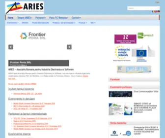Aries.ro(Asociatia Romana pentru Industria Electronica si Software) Screenshot
